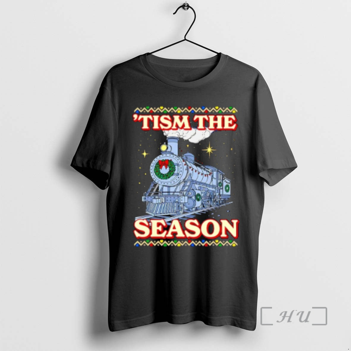 Officials Tism The Season Train Ugly Christmas Shirt Hoodie Sweatshirt | PurePodTees.com