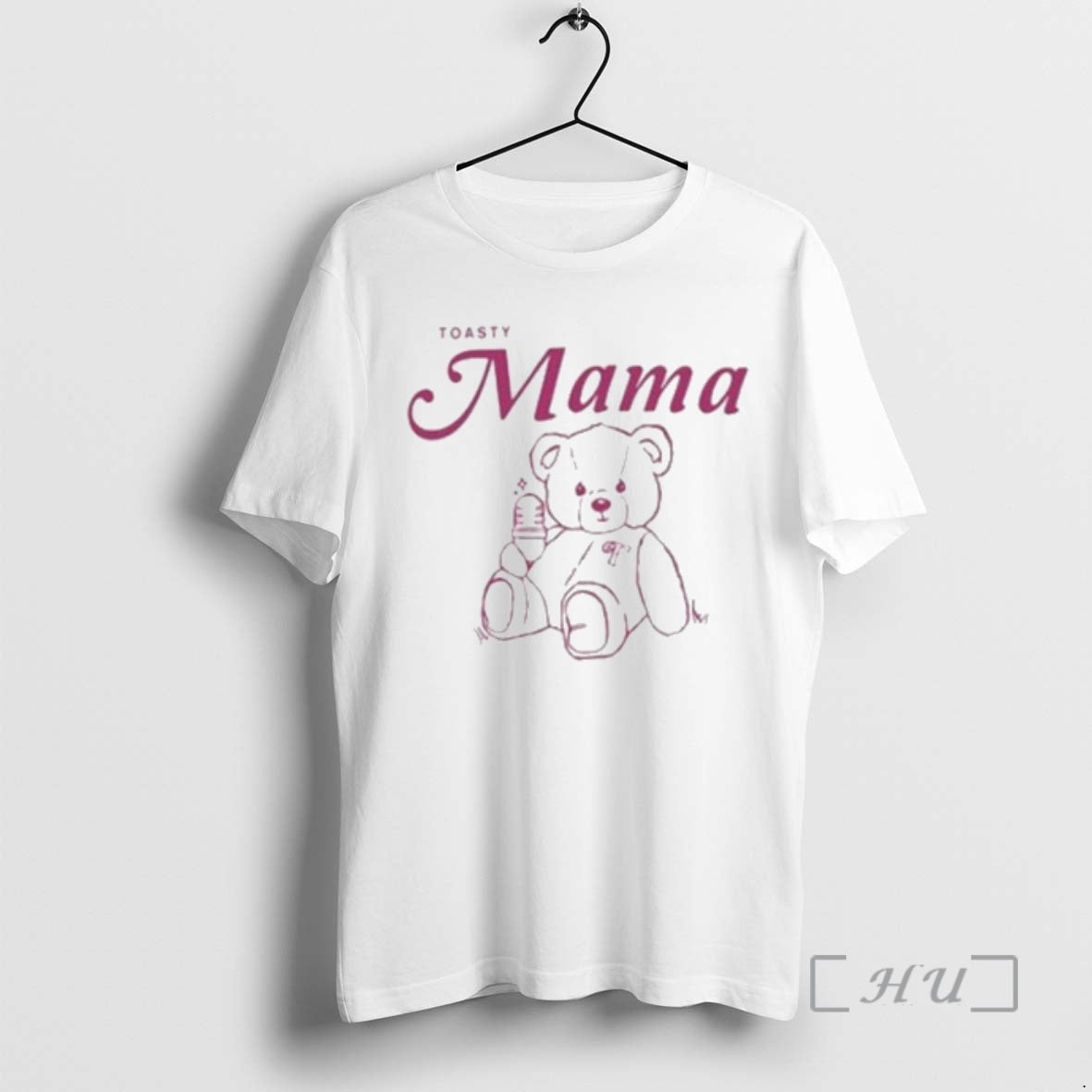Officials Toasty Mama Circle White Shirt Hoodie Sweatshirt | PurePodTees.com