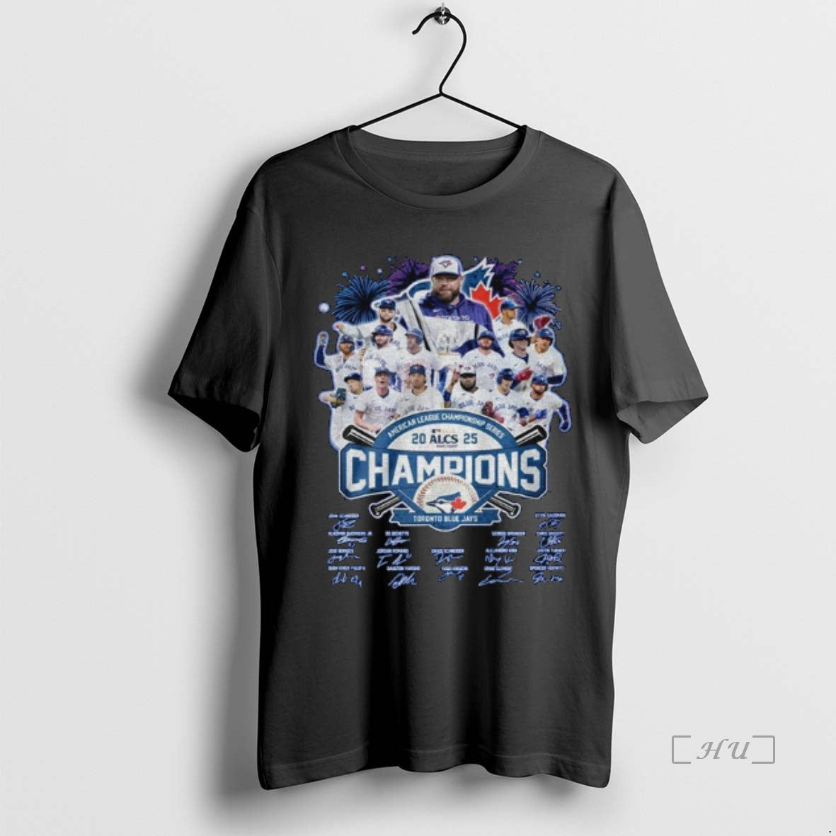 Officials Toronto Blue Jays 2025 Road To World Series Champions Mlb Signatures Shirt Hoodie Sweatshirt | PurePodTees.com