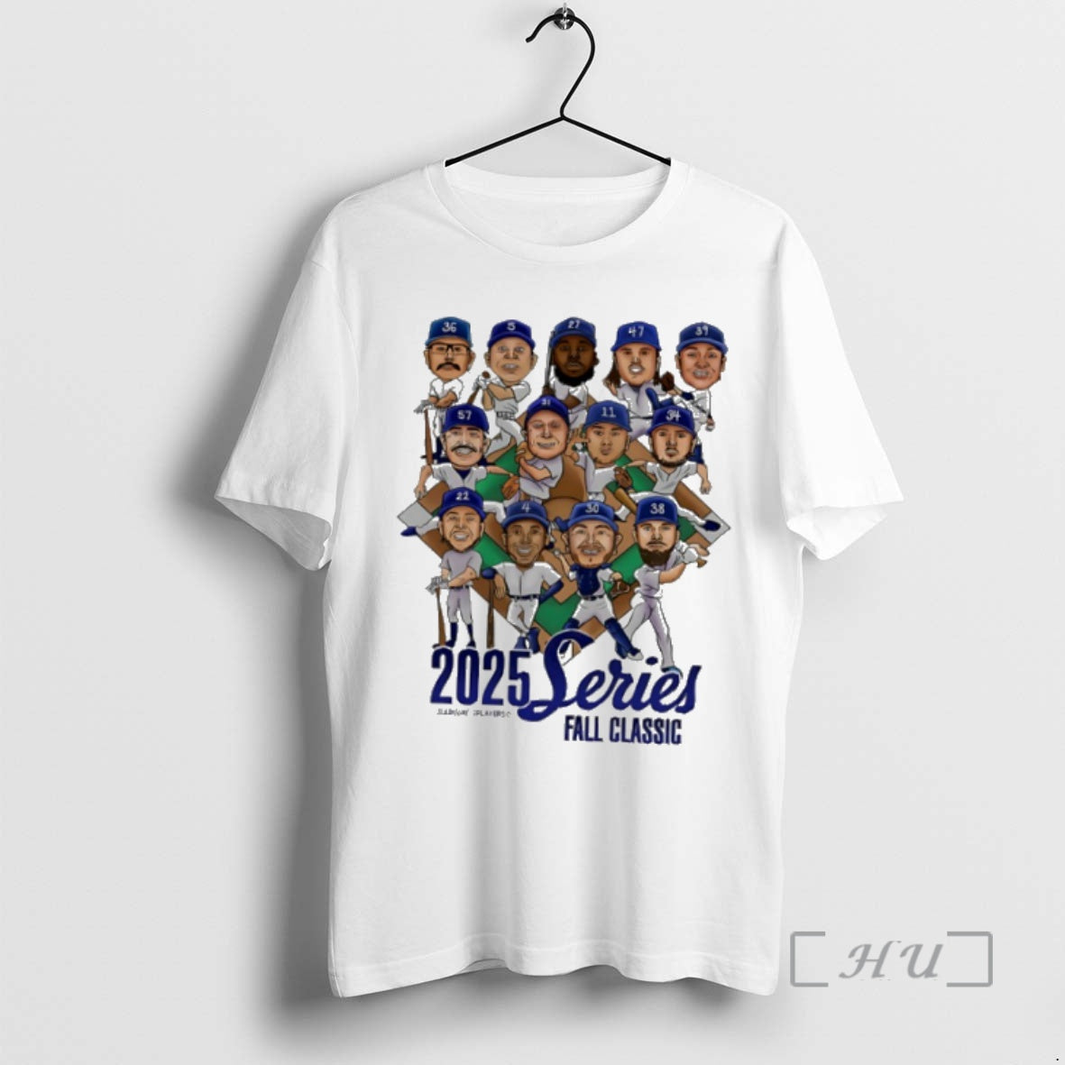 Officials Toronto Blue Jays 2025 World Series Fall Classic Caricature Shirt Hoodie Sweatshirt | PurePodTees.com