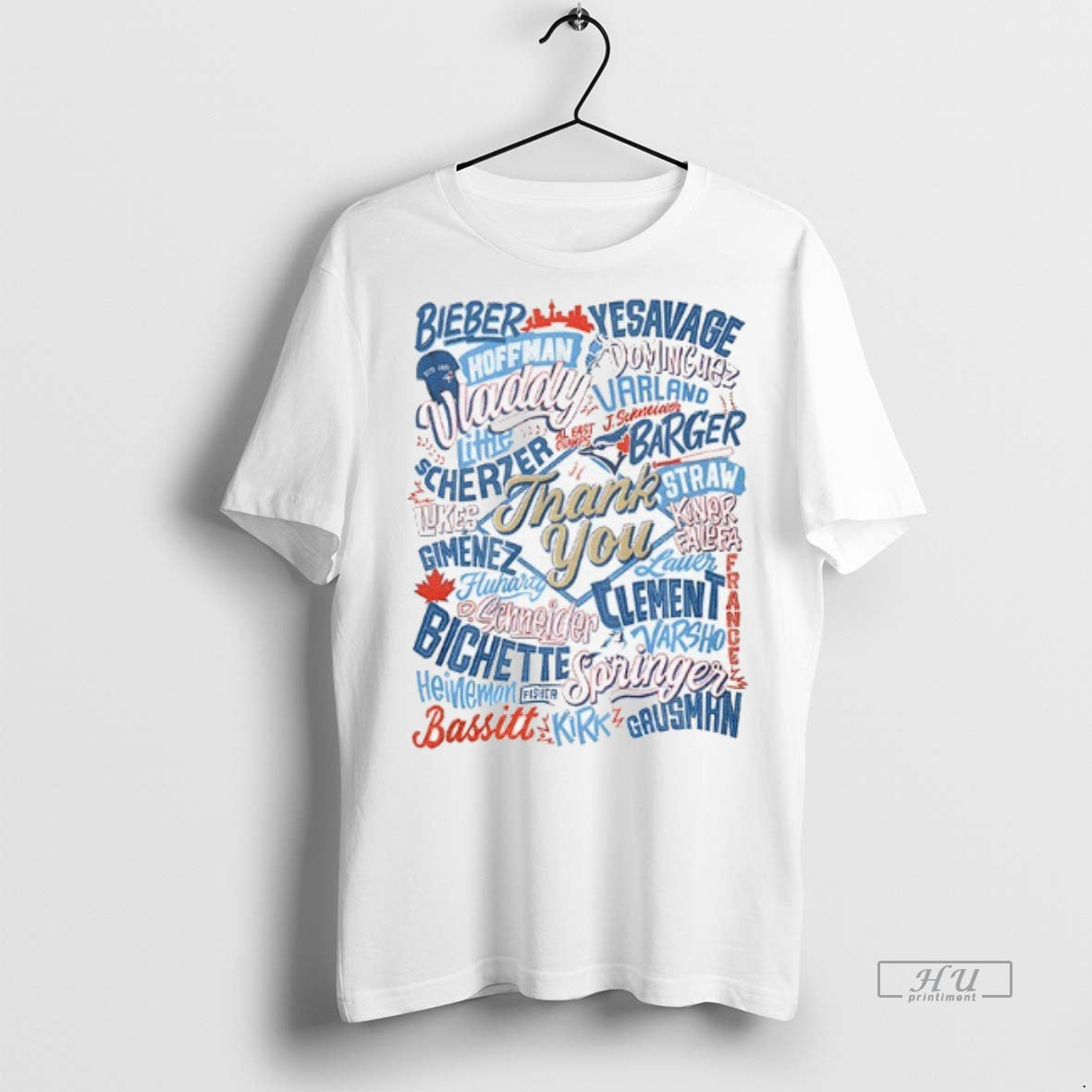Officials Toronto Blue Jays Mlb Baseball All Names Players Bieber Yesavage Vladdy Varland Thank You Shirt Hoodie Sweatshirt