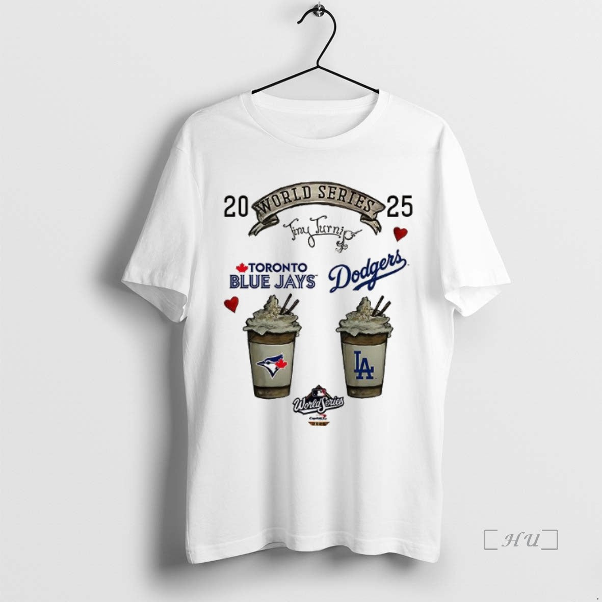 Officials Toronto Blue Jays Vs Los Angeles Dodgers World Series 2025 Fresh Cream Coffee Premium Shirt Hoodie Sweatshirt