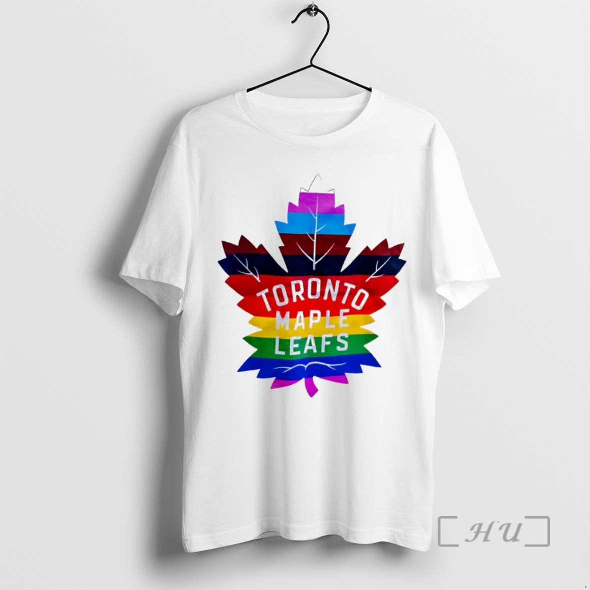 Officials Toronto Maple Leafs Rainbow Pride Logo Shirt Hoodie Sweatshirt | PurePodTees.com