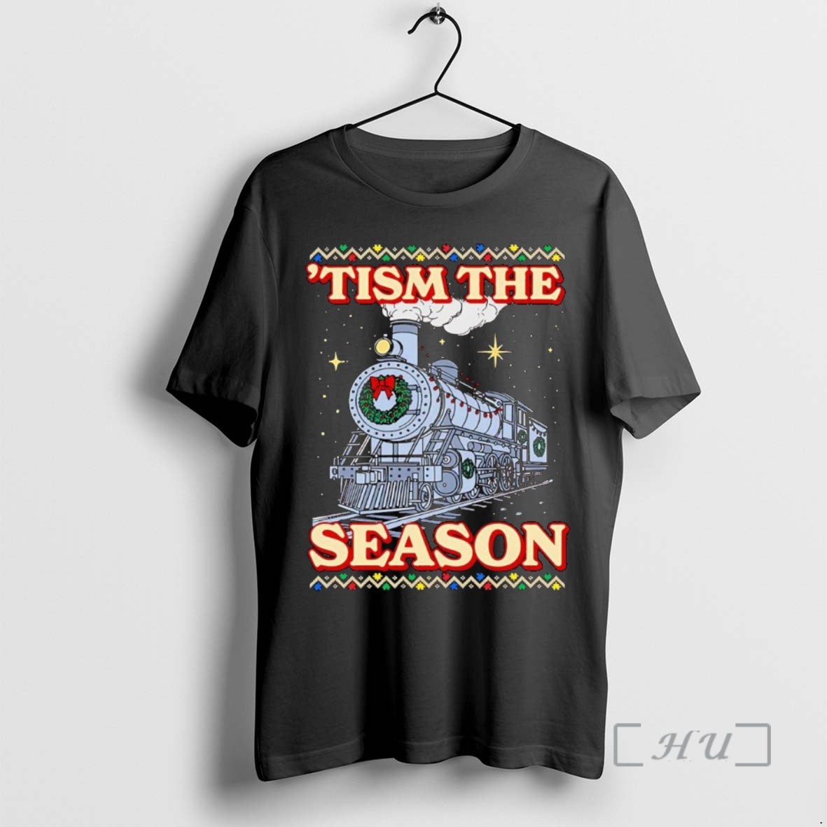 Officials Train Tism The Season Christmas Shirt Hoodie Sweatshirt | PurePodTees.com