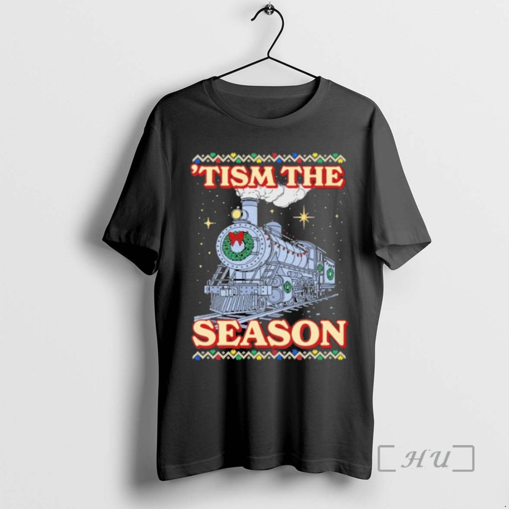 Officials Train Tism The Season Ugly Christmas Shirt Hoodie Sweatshirt | PurePodTees.com