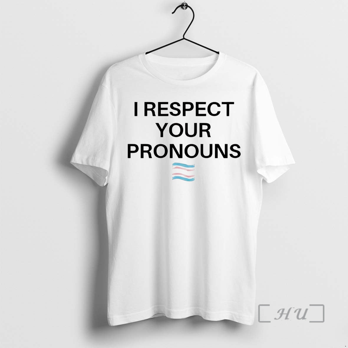Officials Trans Flag I Respect Your Pronouns Shirt Hoodie Sweatshirt | PurePodTees.com