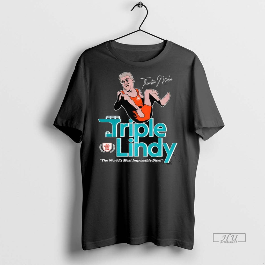 Officials Triple Lindy Back To School 1986 The Worlds Most Impossible Dive Premium Shirt Hoodie Sweatshirt | PurePodTees.com