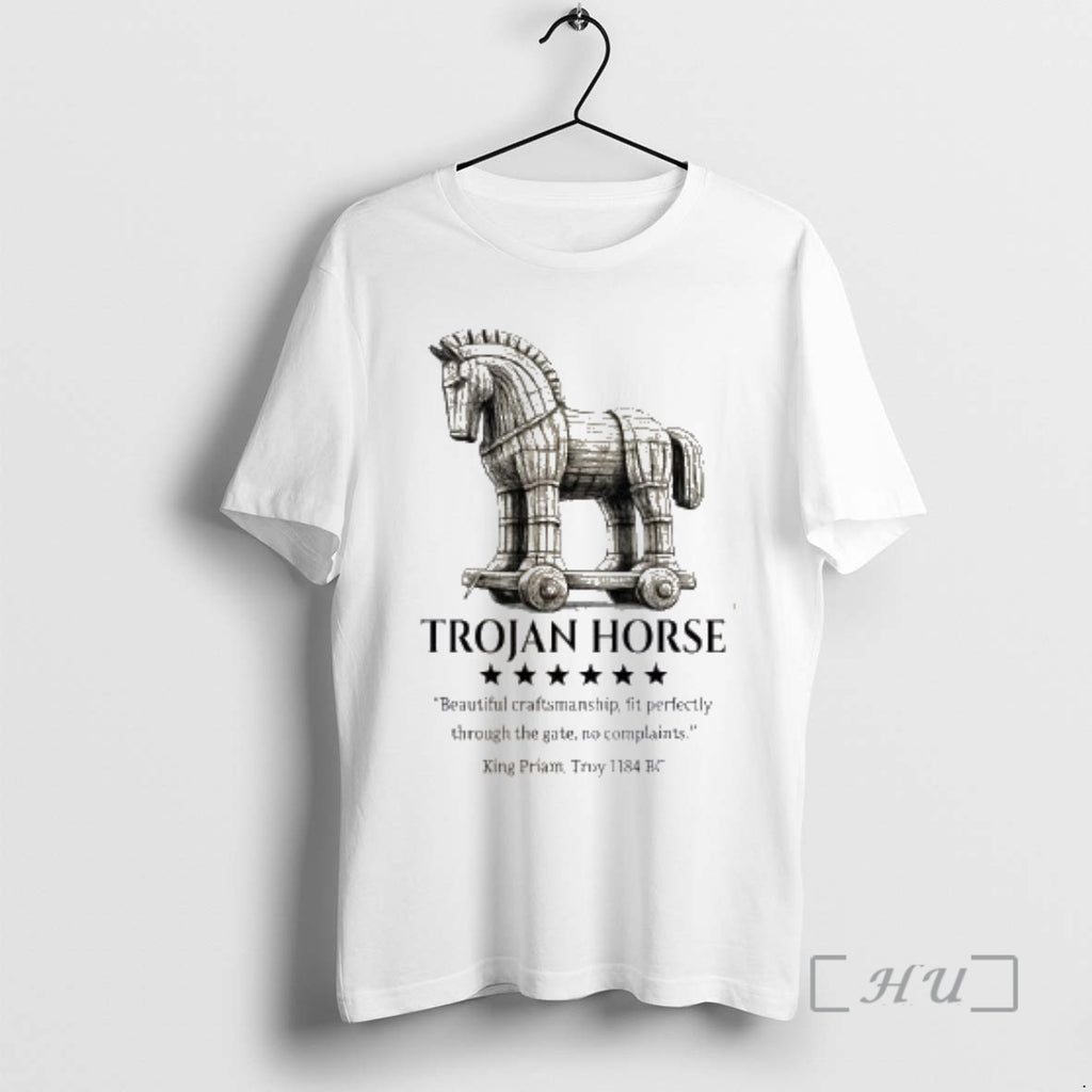 Officials Trojan Horse Beautiful Craftsmanship Fit Perfectly Through The Gate No Complaints Premium T Shirts
