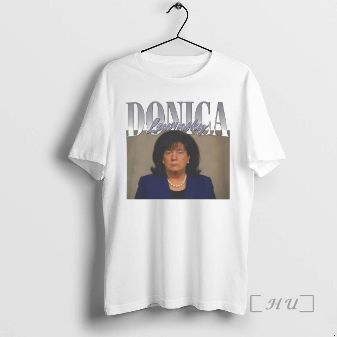 Officials Trump Donica Lewinsky Circle White Shirt Hoodie Sweatshirt | PurePodTees.com