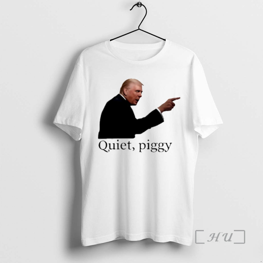Officials Trump Quiet Piggy Meme Shirt Hoodie Sweatshirt | PurePodTees.com