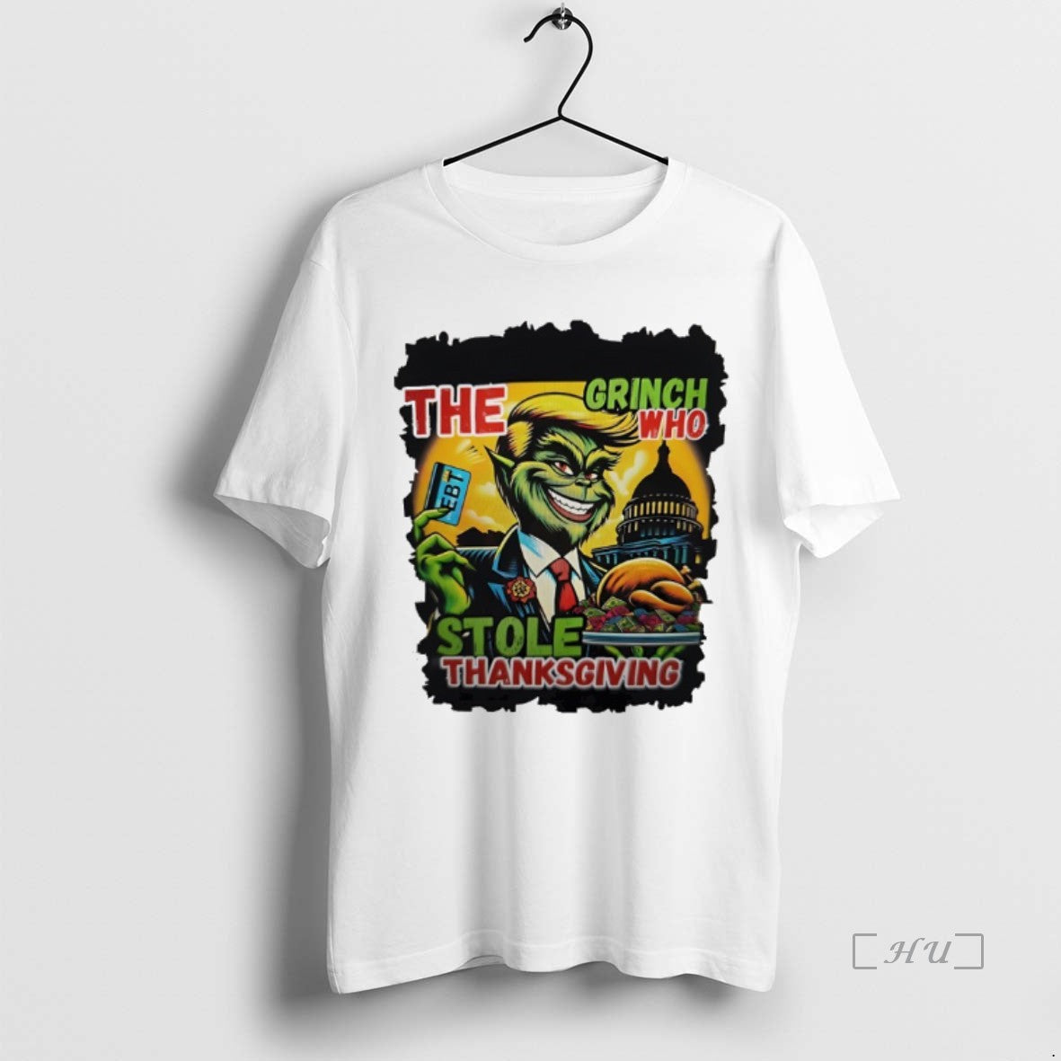 Officials Trump The Grinch Turkey Who Stole Thanksgiving Ebt Funny Shirt Hoodie Sweatshirt | PurePodTees.com