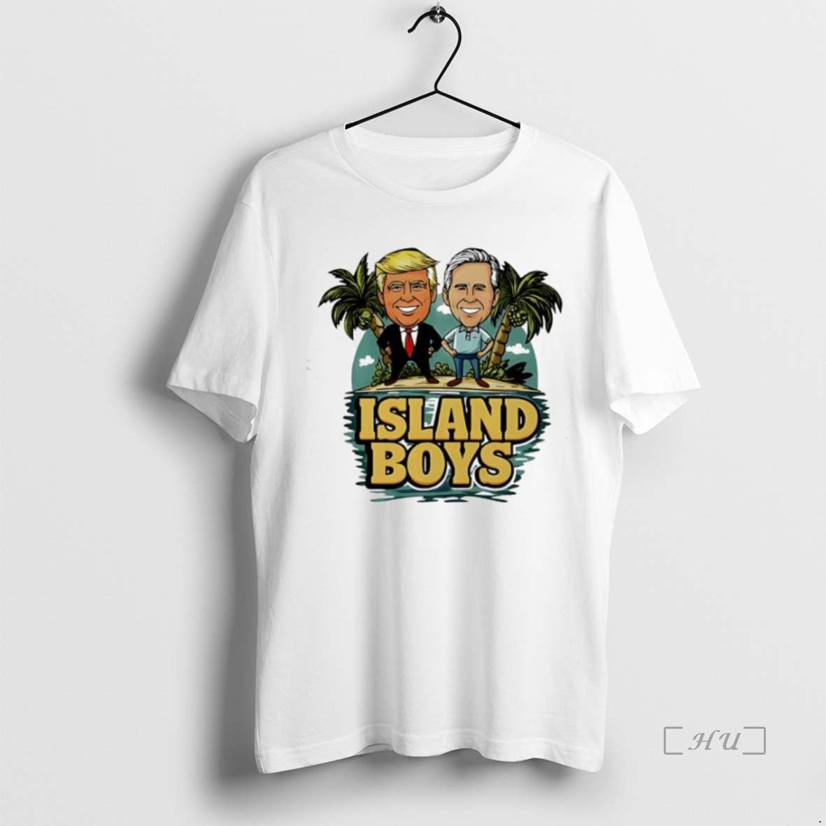 Officials Trump And Bush Island Boys Cartoon Shirt Hoodie Sweatshirt | PurePodTees.com