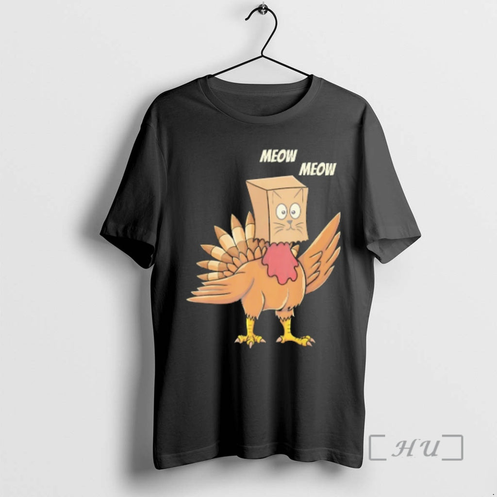 Officials Turkey Cat Meow Meow Thanksgiving Funny Shirt Hoodie Sweatshirt | PurePodTees.com