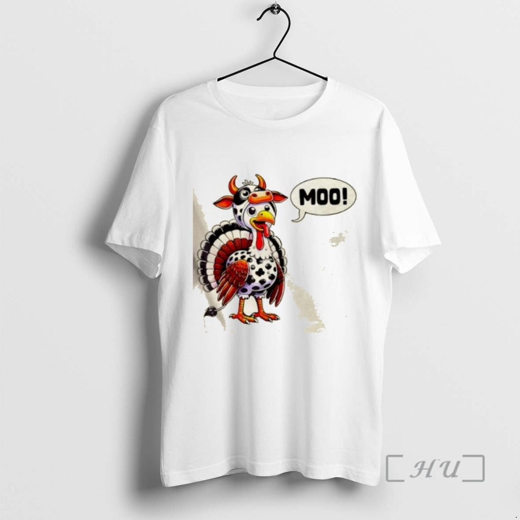 Officials Turkey Moo Cow Thanksgiving T Shirt Sweater