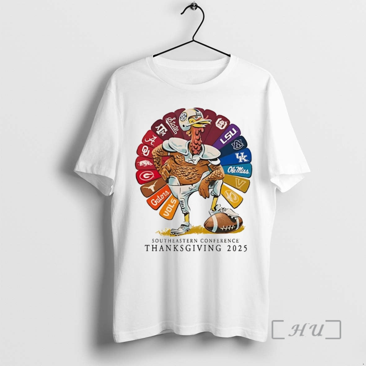 Officials Turkey Southeastern Conference Thanksgiving 2025 Shirt Hoodie Sweatshirt | PurePodTees.com