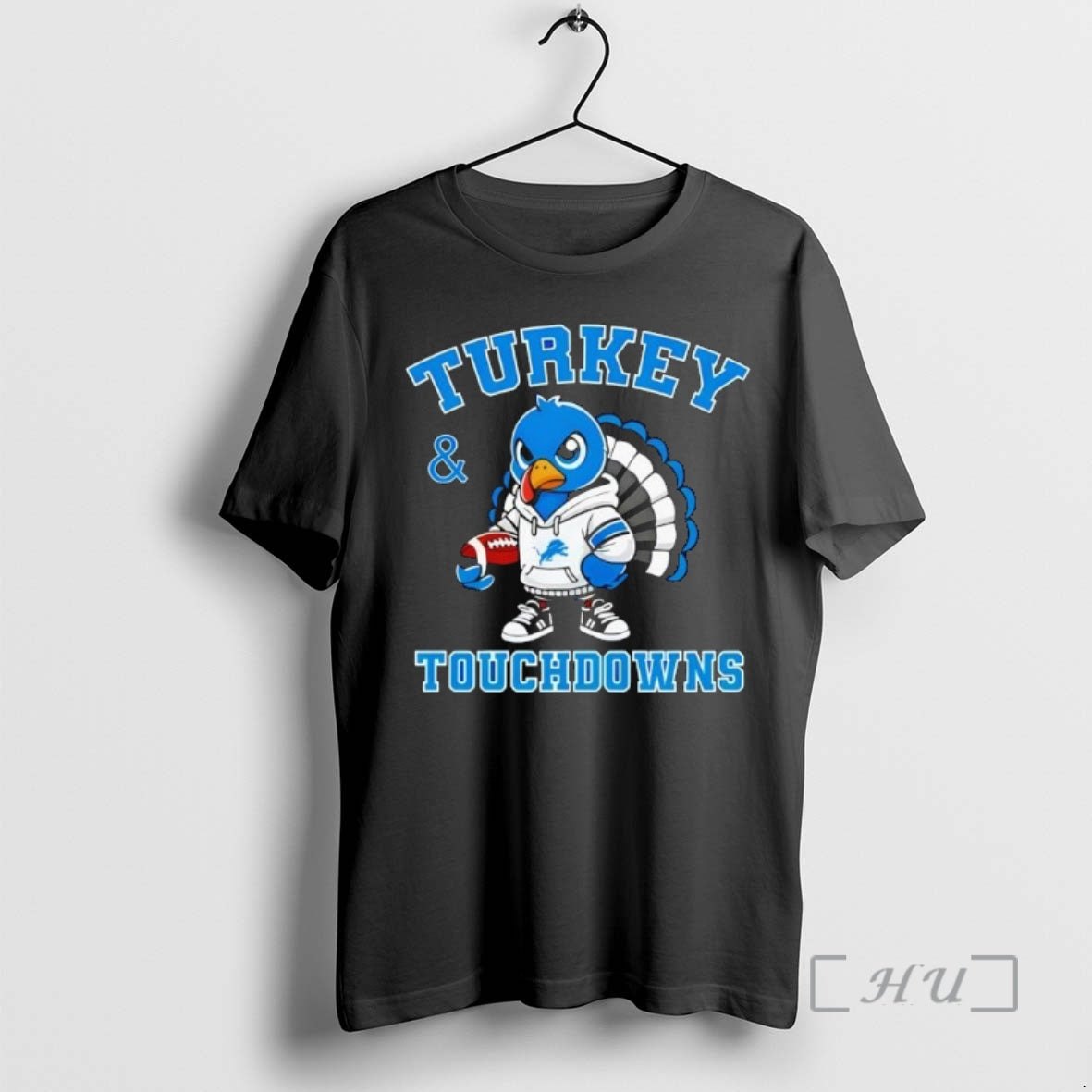 Officials Turkey Touchdowns Detroit Lions Thanksgiving Shirt Hoodie Sweatshirt | PurePodTees.com
