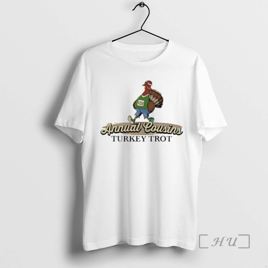 Officials Turkey Trot Annual Cousins Thanksgiving Shirt Hoodie Sweatshirt | PurePodTees.com