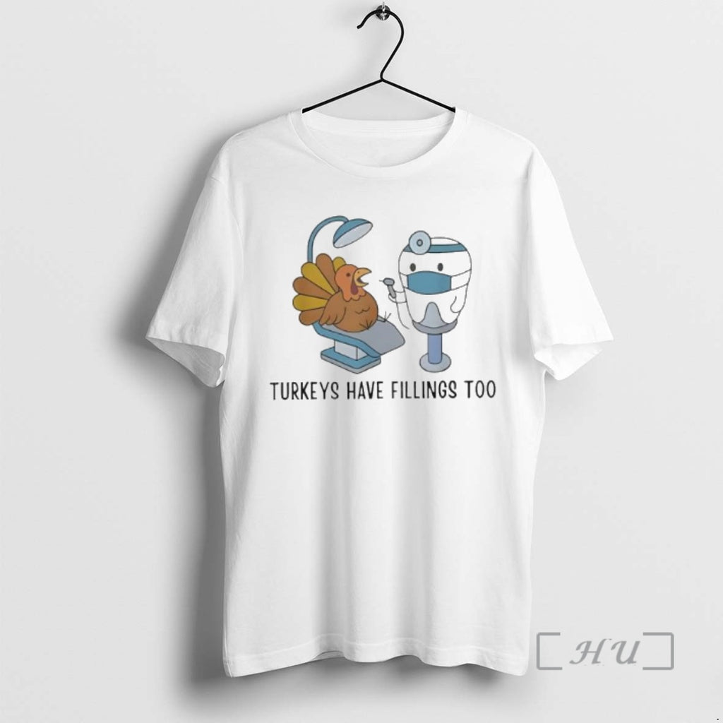 Officials Turkey Have Fillings Too Thanksgiving Shirt Hoodie Sweatshirt | PurePodTees.com