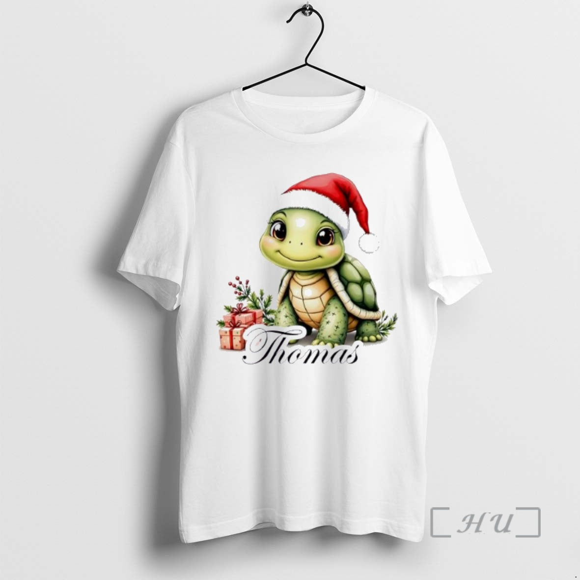 Officials Turtle Cute Merry Christmas 2025 Personalized Ornaments White Shirt Hoodie Sweatshirt | PurePodTees.com