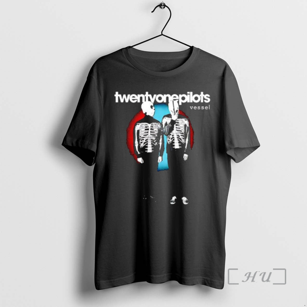 Officials Twenty One Pilots Album Vessel Anniversary Skeleton Shirt Hoodie Sweatshirt | PurePodTees.com