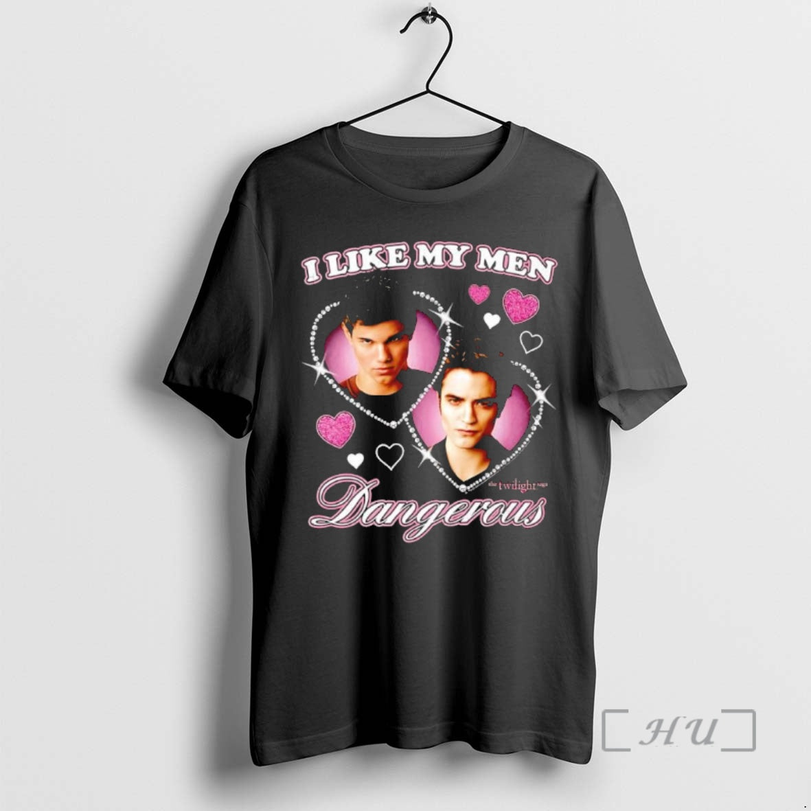 Officials Twilight I Like My Men Dangerous Retro Black Shirt Hoodie Sweatshirt | PurePodTees.com