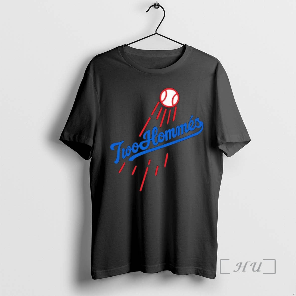 Officials Two Hommes X Dodgers Logo Black Shirt Hoodie Sweatshirt | PurePodTees.com
