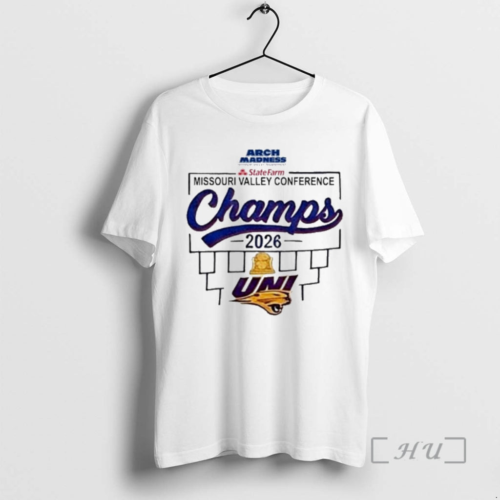 Officials Uni Panthers Mens Basketball Mvc Tournament Champions Locker Room