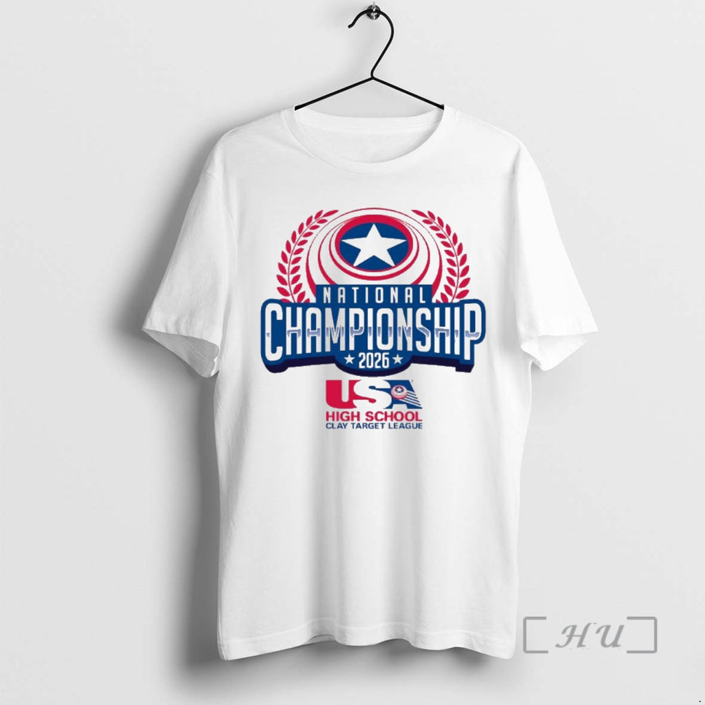 Officials Usa High School Clay Target League National Championship 2026 Shirt Hoodie Sweatshirt | PurePodTees.com