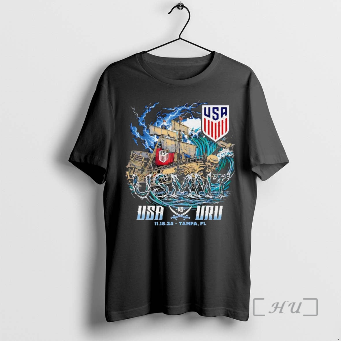 Officials Usmnt Vs Uruguay 2025 Sailing Into Tampa Bay 2025 Shirt Hoodie Sweatshirt | PurePodTees.com
