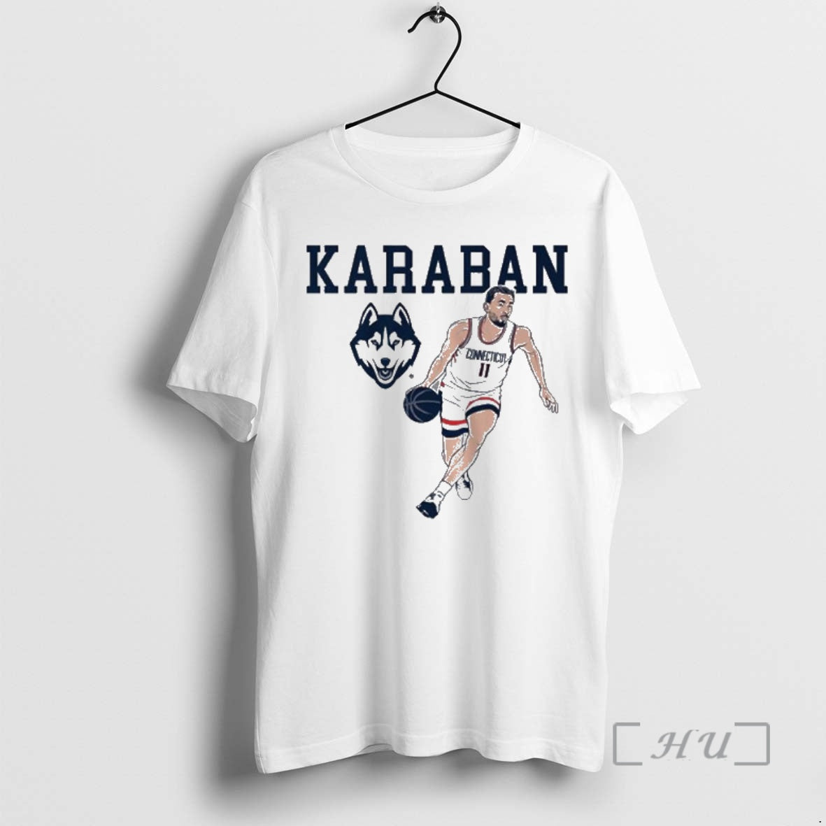 Officials Uconn Basketball Alex Karaban Name Pose Shirt Hoodie Sweatshirt | PurePodTees.com