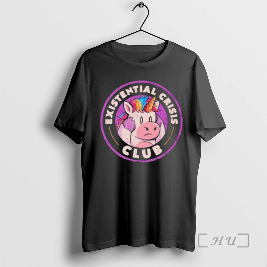 Officials Unicorn Existential Crisis Club Shirt Hoodie Sweatshirt | PurePodTees.com