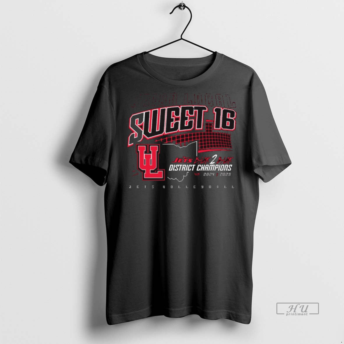 Officials Union Local Volleyball District Champions 2025 Sweet 16 Jets Back 2 Back District Champions Shirt Hoodie Sweatshirt