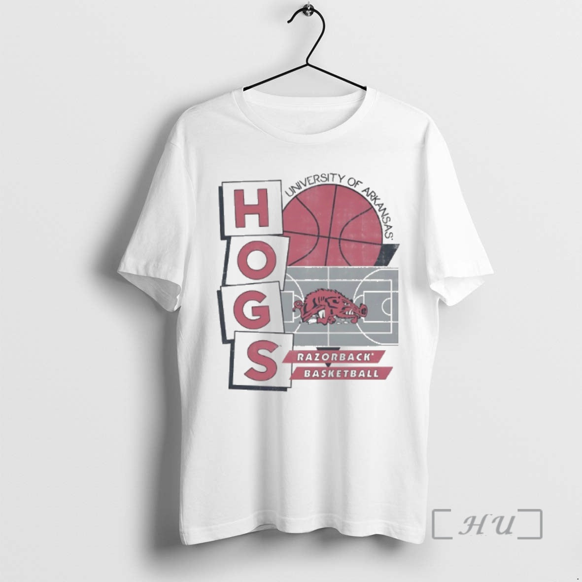 Officials University Of Arkansas Hogs Razorback Basketball Shirt Hoodie Sweatshirt | PurePodTees.com