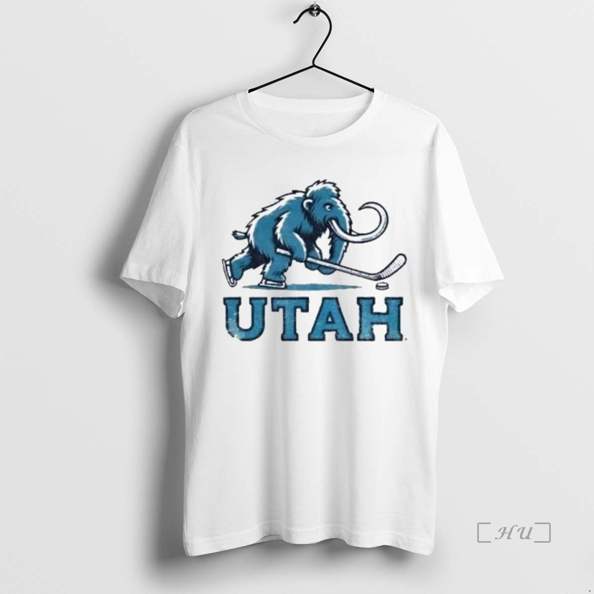 Officials Utah Mammoth Hockey Nhl Mascot Logo Shirt Hoodie Sweatshirt | PurePodTees.com