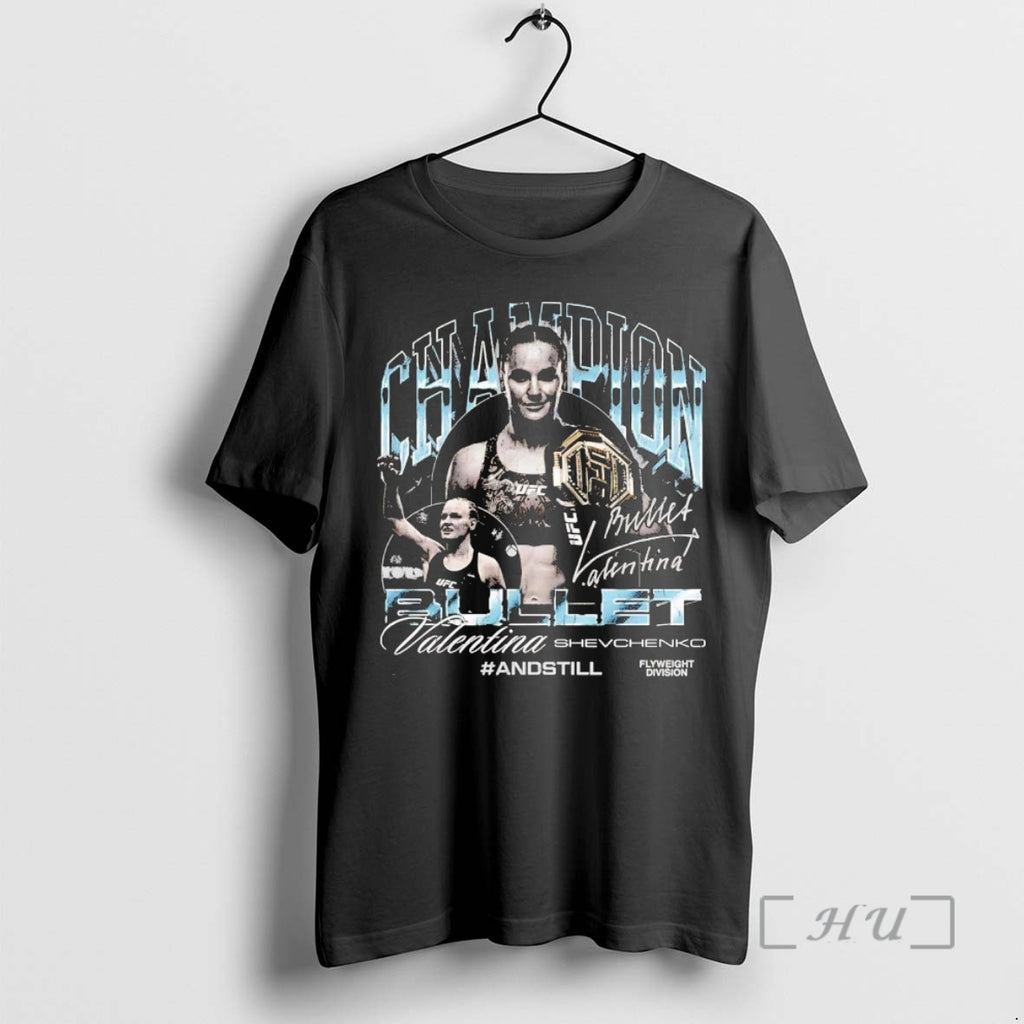 Officials Valentina Shevchenko Flyweight Champion 2025 Shirt Hoodie Sweatshirt | PurePodTees.com
