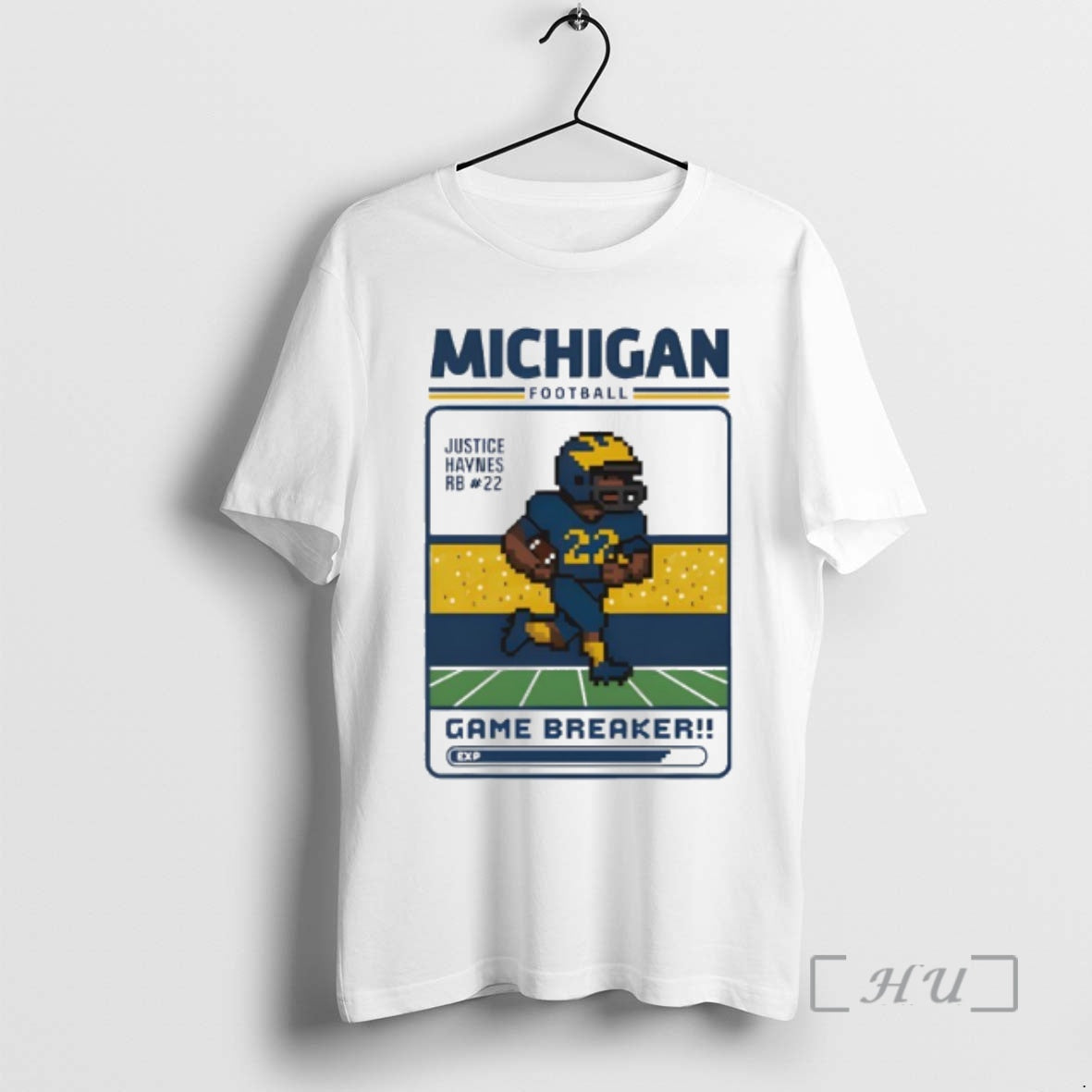 Officials Valiant University Of Michigan Football Justice Haynes Game Breaker Shirt Hoodie Sweatshirt | PurePodTees.com