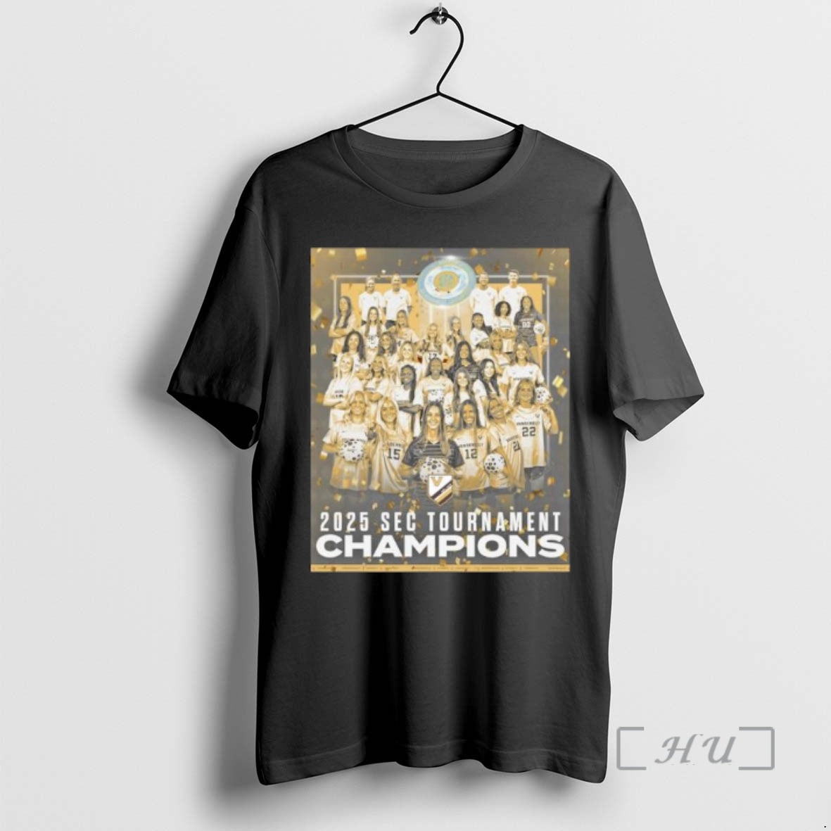 Officials Vanderbilt Commodores Womens Soccer 2025 Sec Tournament Champions Ornaments Shirt Hoodie Sweatshirt