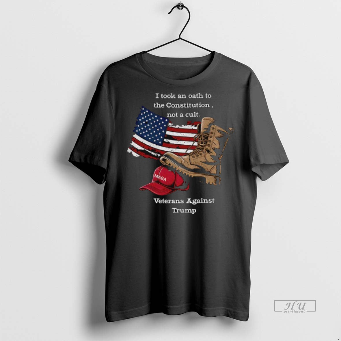 Officials Veteran Against Trump Anti Trump Description I Took An Oath To The Constitution Not Shirt Hoodie Sweatshirt