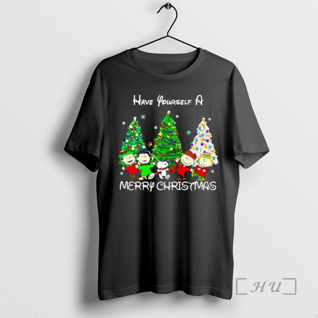 Officials Vintage Peanuts Have Yourself A Merry Christmas Shirt Hoodie Sweatshirt | PurePodTees.com