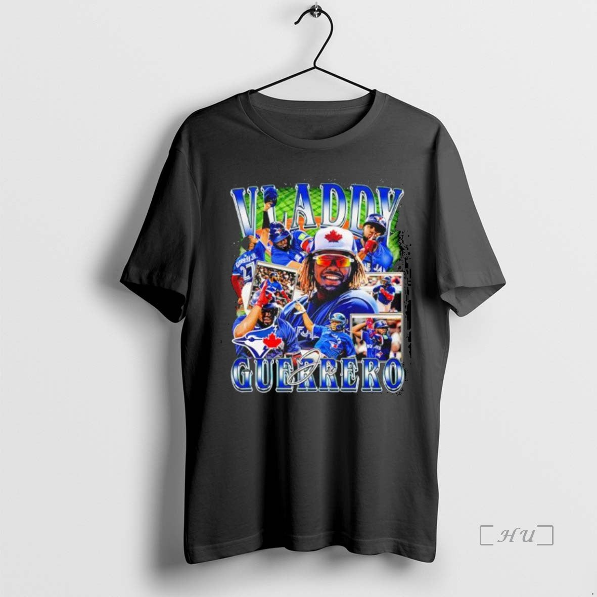 Officials Vladimir Guerrero Jr Toronto Blue Jays Graphic Black Shirt Hoodie Sweatshirt | PurePodTees.com