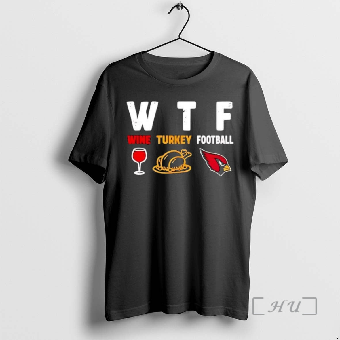 Officials Wtf Wine Turkey Arizona Cardinals Football Shirt Hoodie Sweatshirt | PurePodTees.com