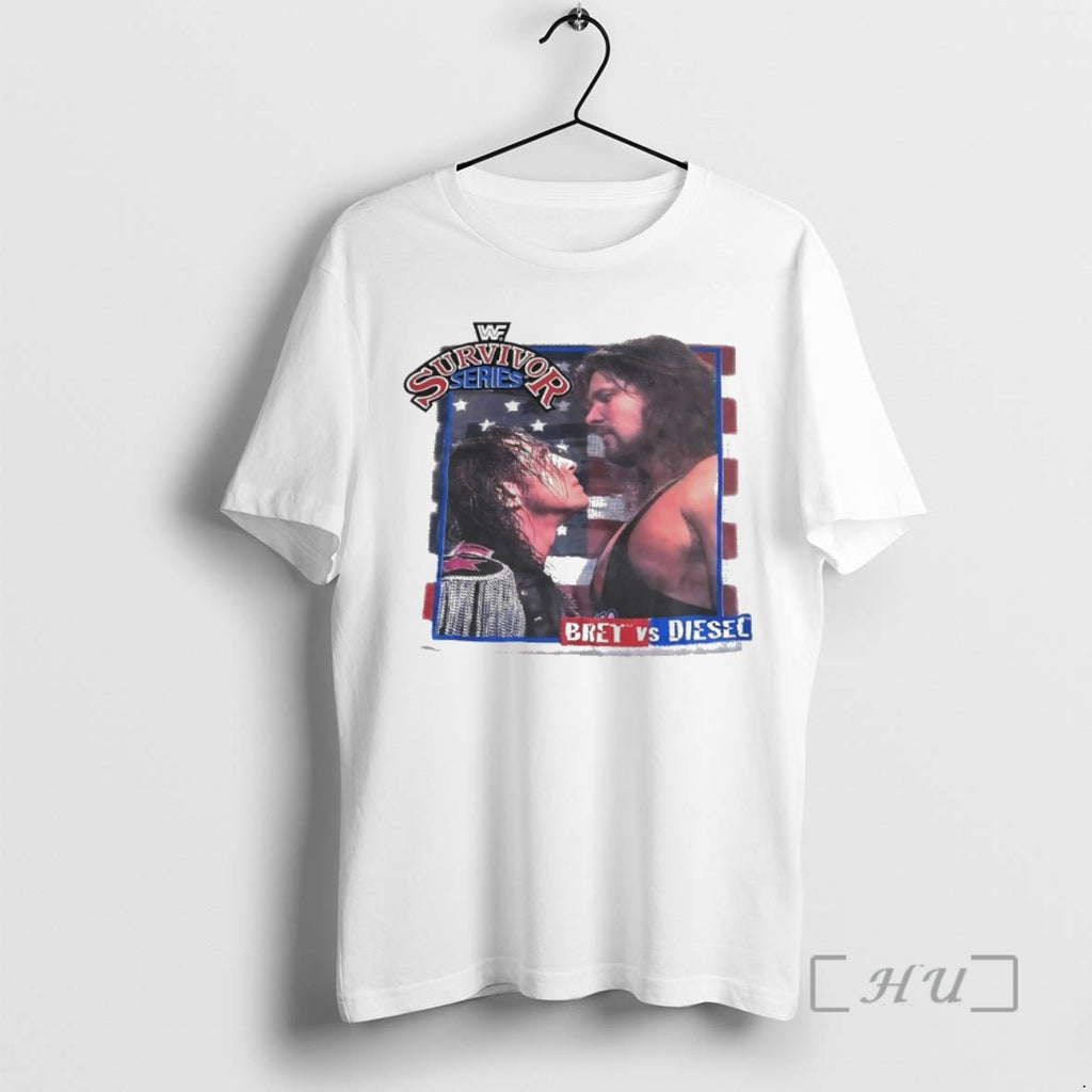Officials Wwf Survivor Series Diesel And Bret Hart 1995 Vintage Shirt Hoodie Sweatshirt | PurePodTees.com