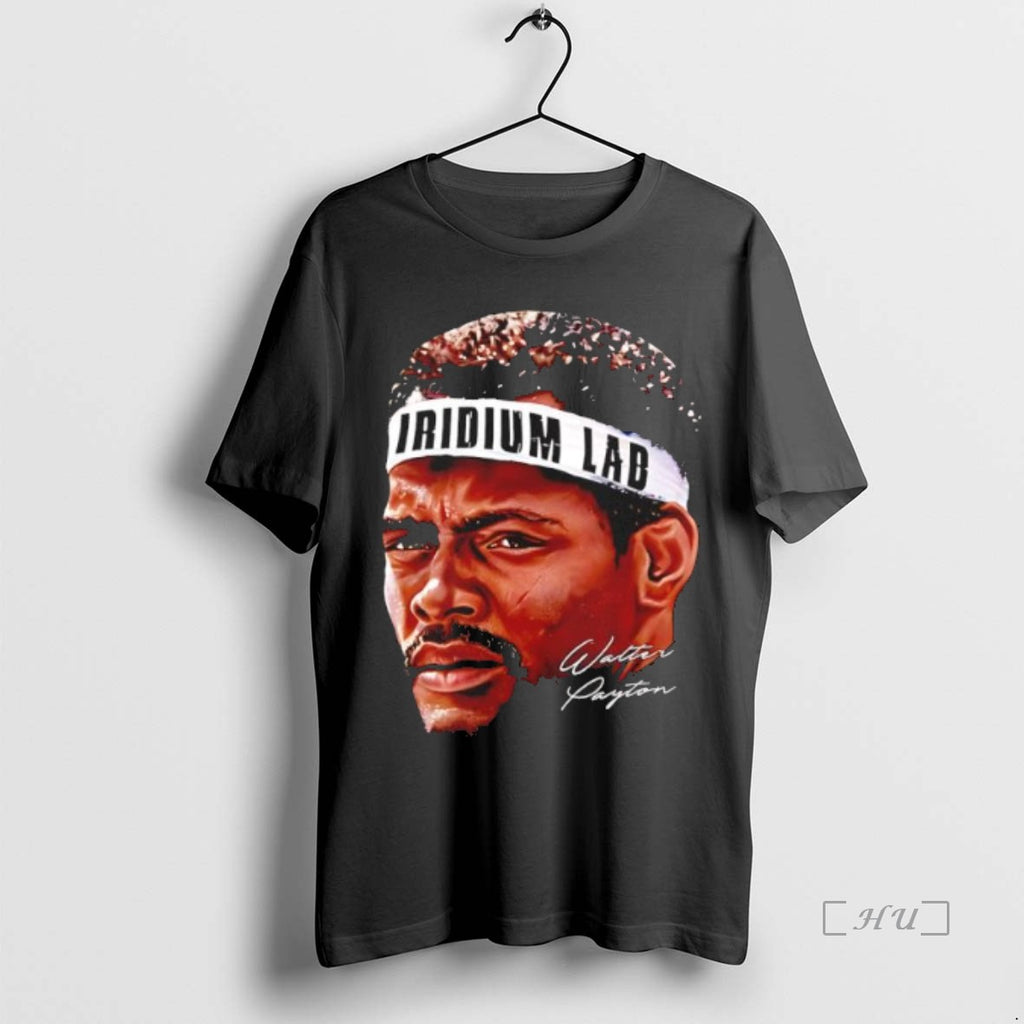 Officials Walter Payton Big Head Iridium Lab Black Shirt Hoodie Sweatshirt | PurePodTees.com