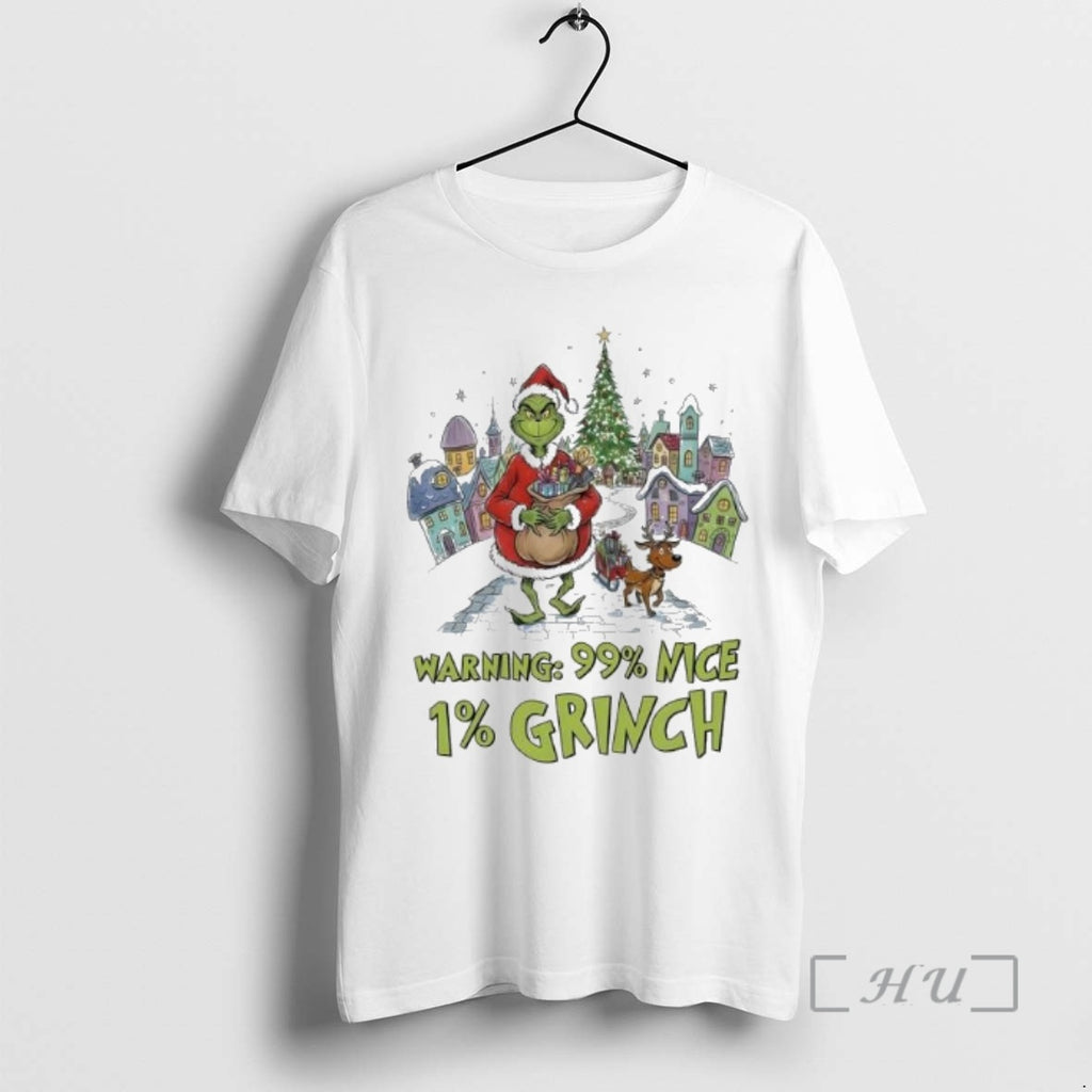 Officials Warning 99 Mice 1 Grinch Christmas Shirt Hoodie Sweatshirt | PurePodTees.com