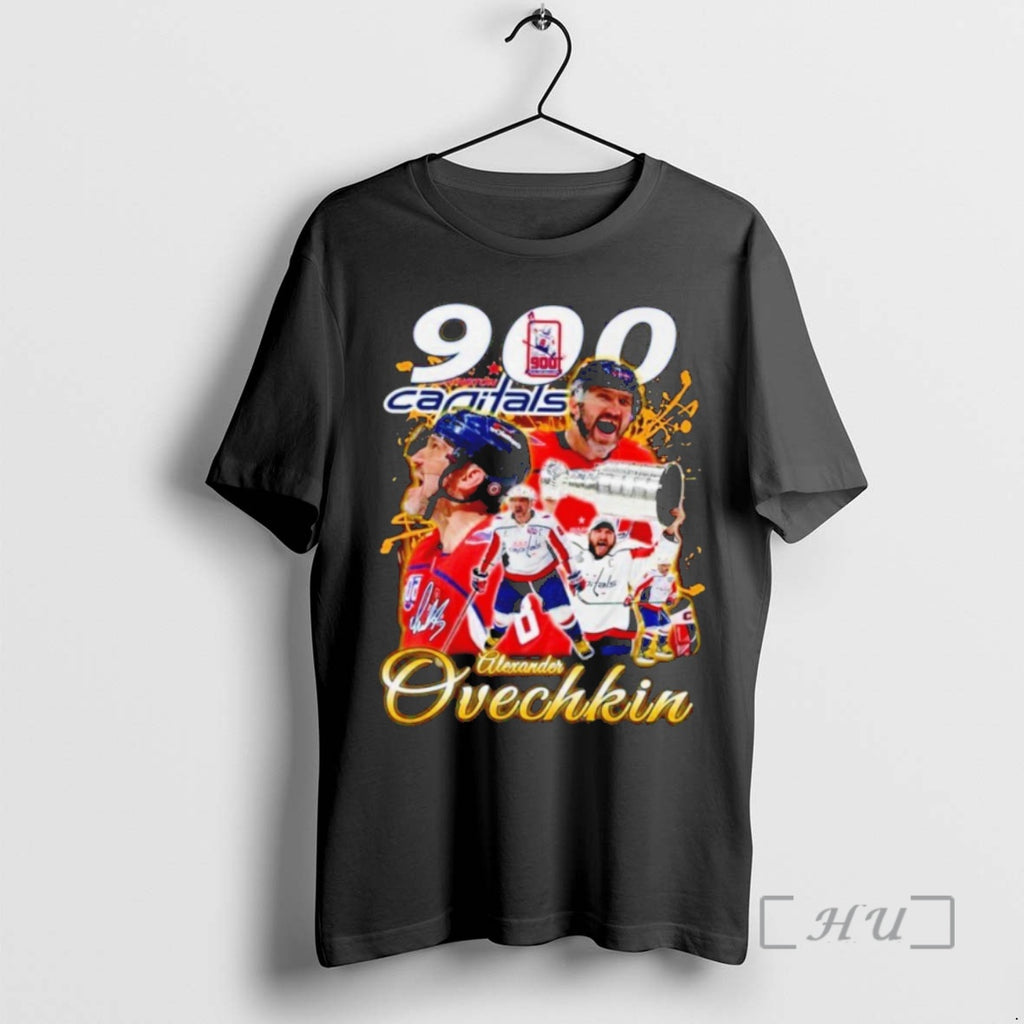 Officials Washington Capitals Alexander Ovechkin 900 Goals Shirt Hoodie Sweatshirt | PurePodTees.com
