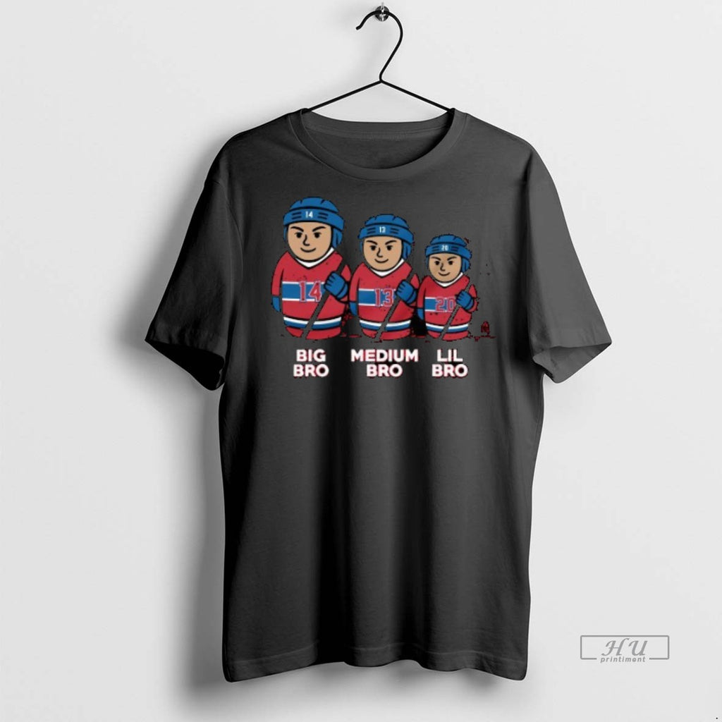 Officials Washington Capitals Montreal Big Bro Medium Bro Lil Bro 3 Bros Premium Shirt Hoodie Sweatshirt | PurePodTees.com
