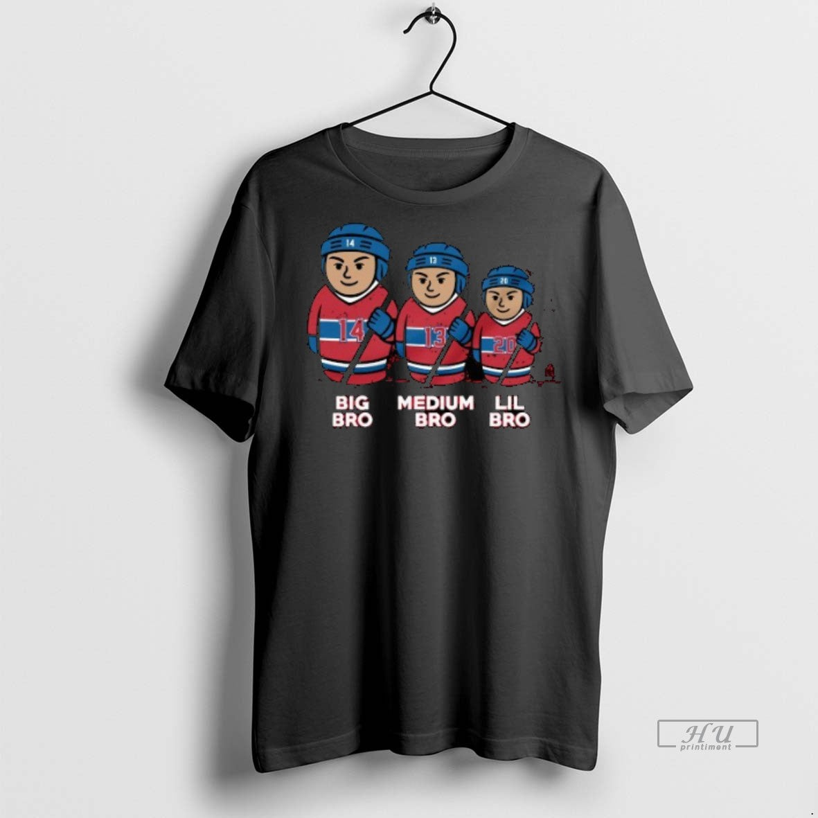Officials Washington Capitals Montreal Big Bro Medium Bro Lil Bro 3 Bros Premium Shirt Hoodie Sweatshirt | PurePodTees.com