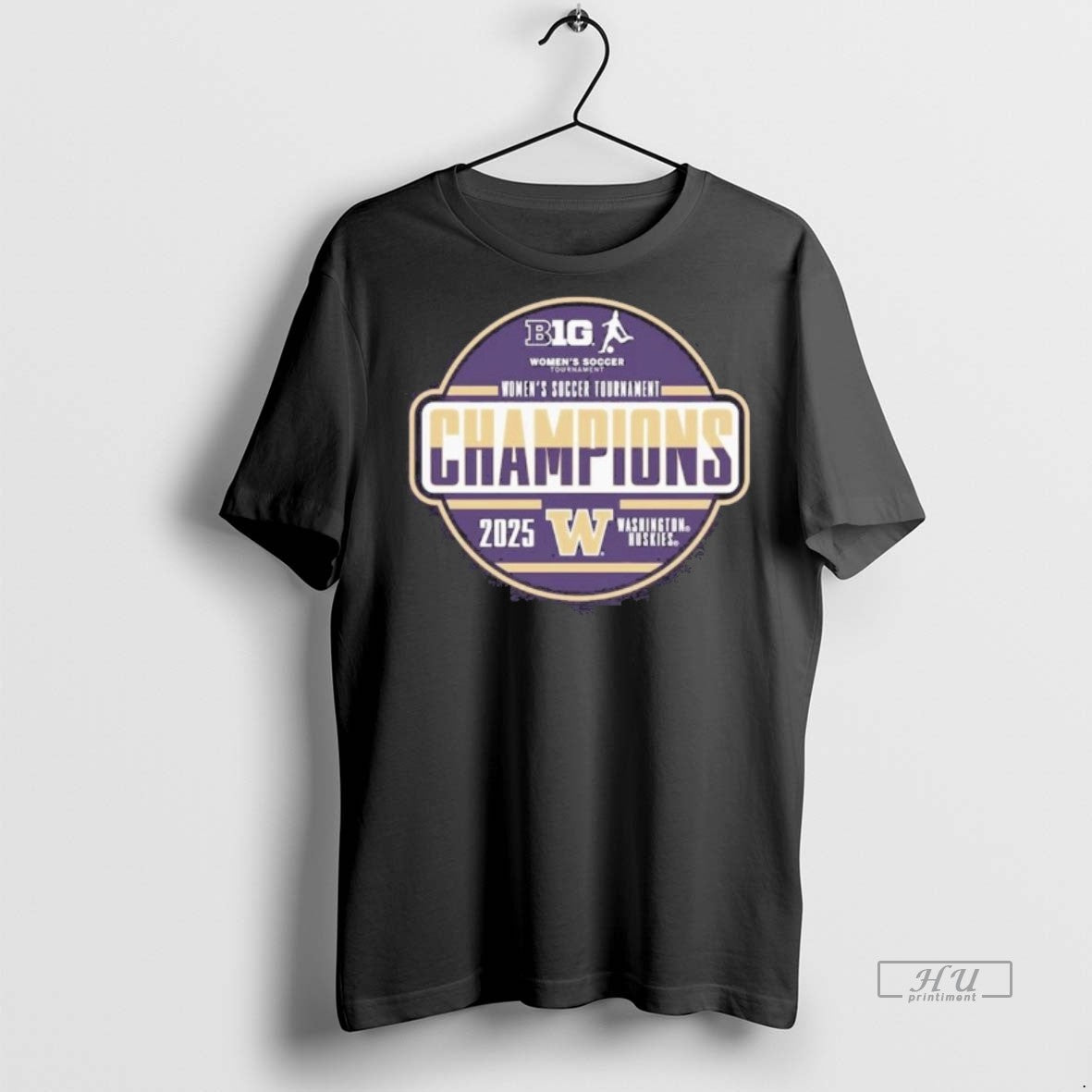 Officials Washington Huskies 2025 Big Ten Womens Soccer Tournament Champions Locker Room Premium Shirt Hoodie Sweatshirt