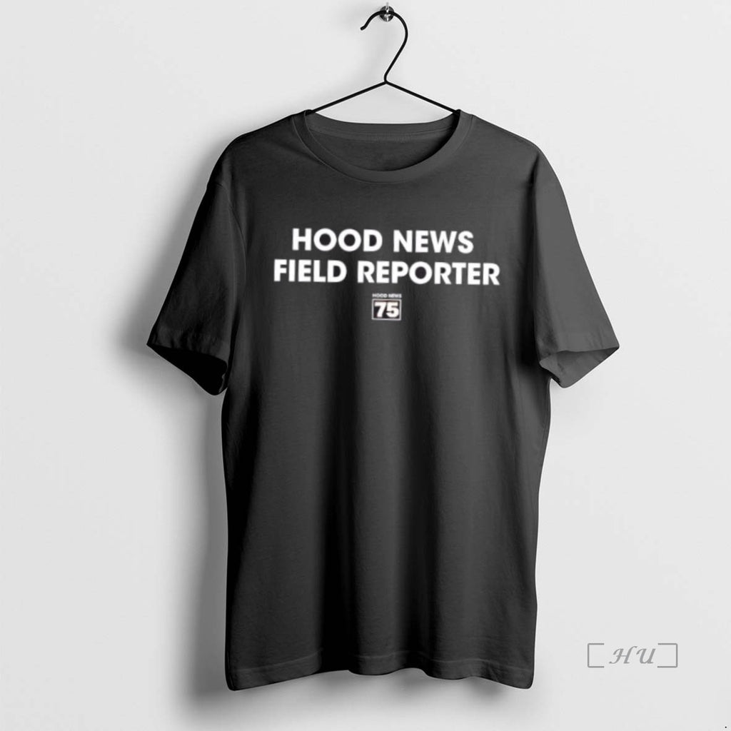Officials We Out Here Hood News 75 Shirt Hoodie Sweatshirt | PurePodTees.com