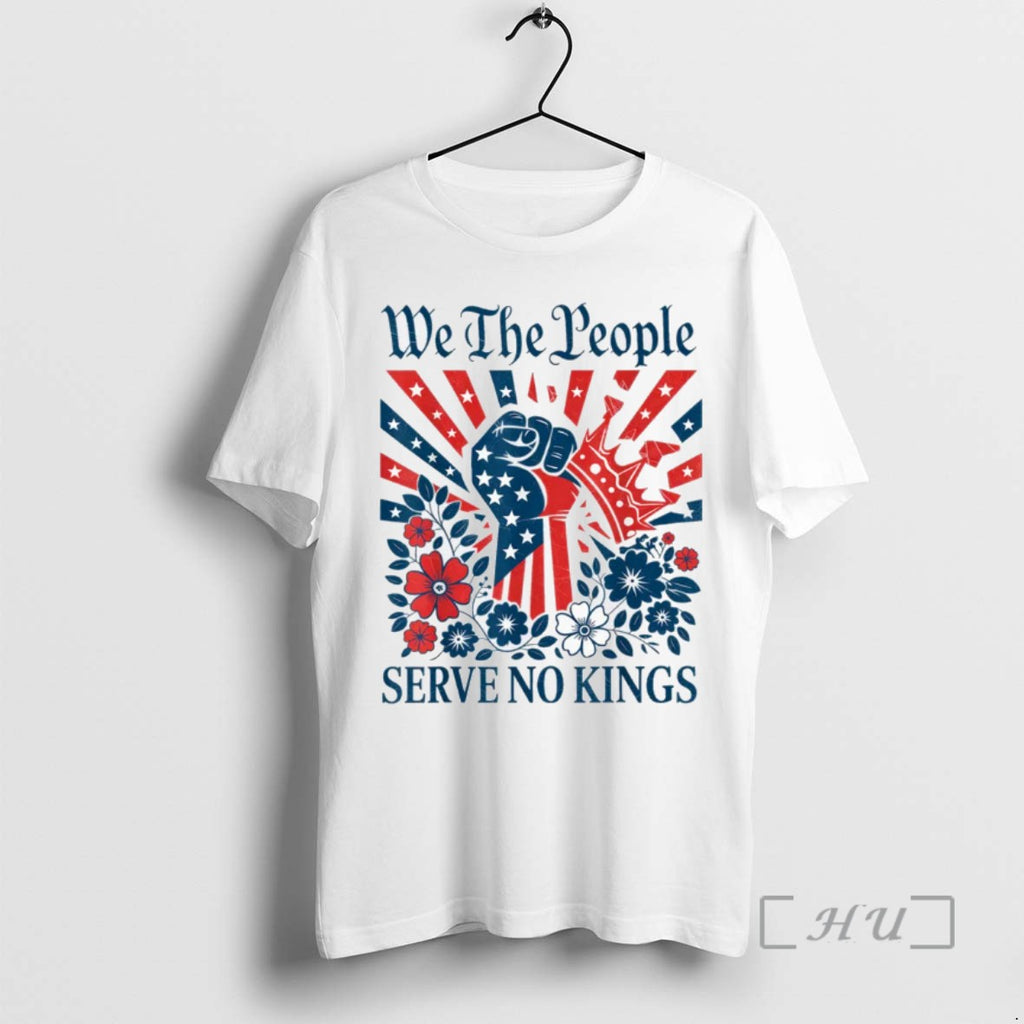 Officials We The People Serve No Kings Stars Stripes America Patriotic T Shirt Sweater